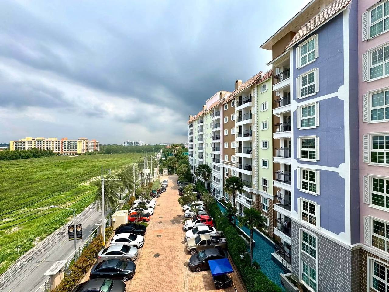 Кондо 1BR Seven Seas Cote d'Azur, Джомтьен, 12 000 ฿/мес